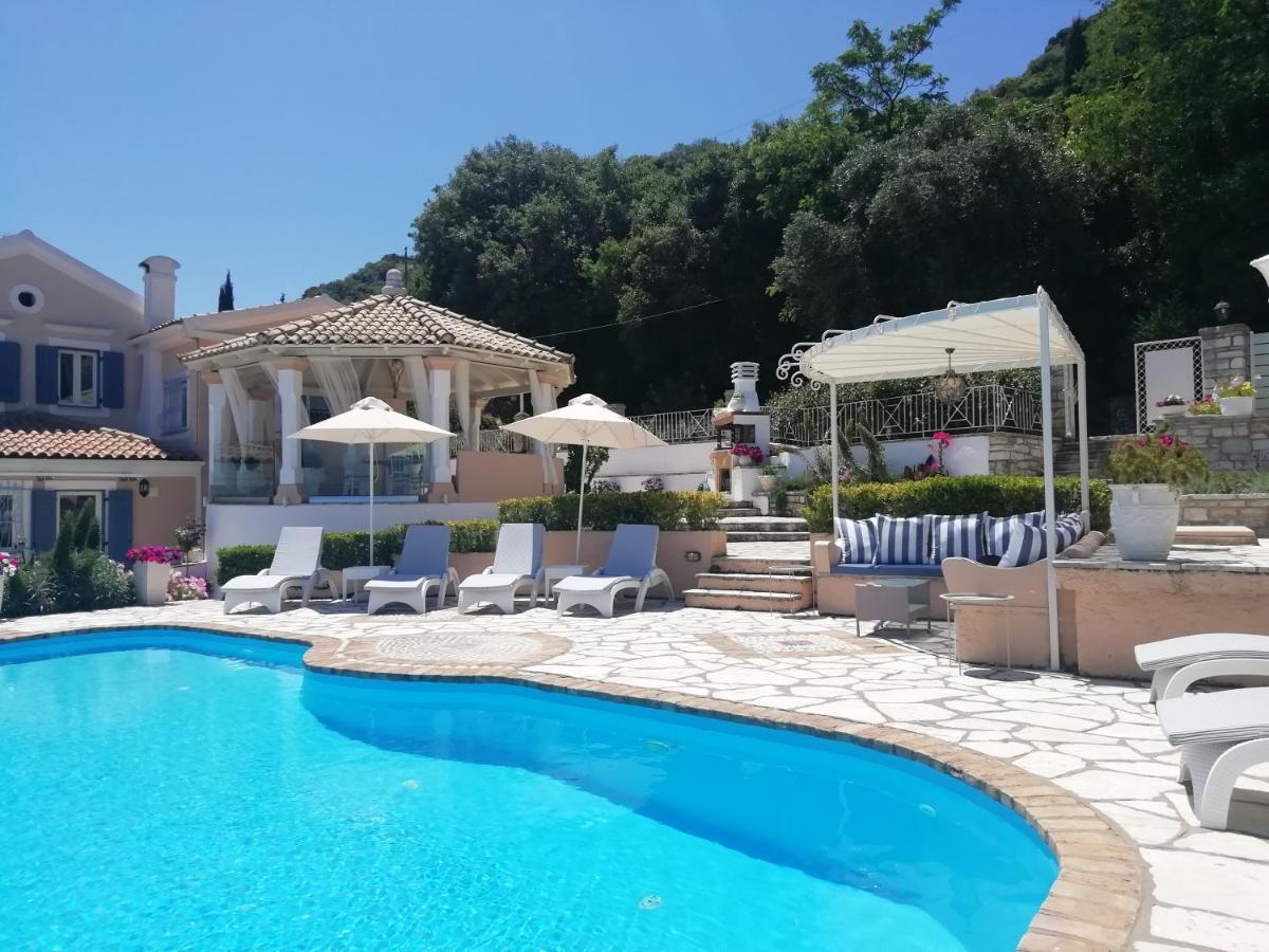 Imerolia Beach Villa Kassiopi Corfu Dış mekan fotoğraf